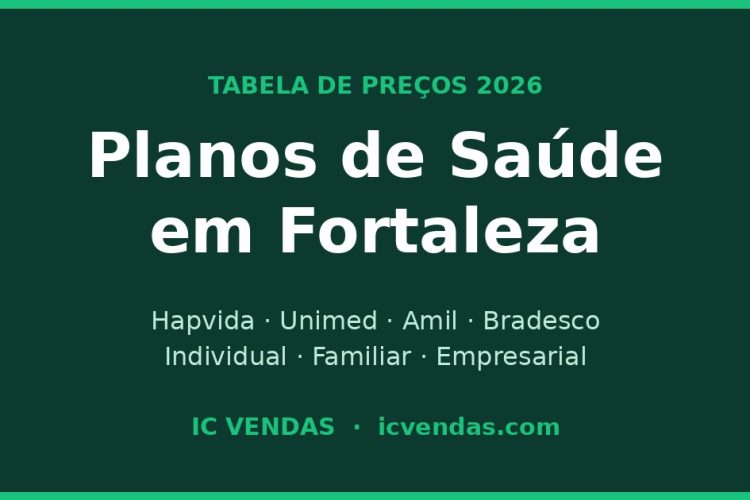 Planos de Saúde em Fortaleza: Tabela de Preços 2026 e Como Escolher